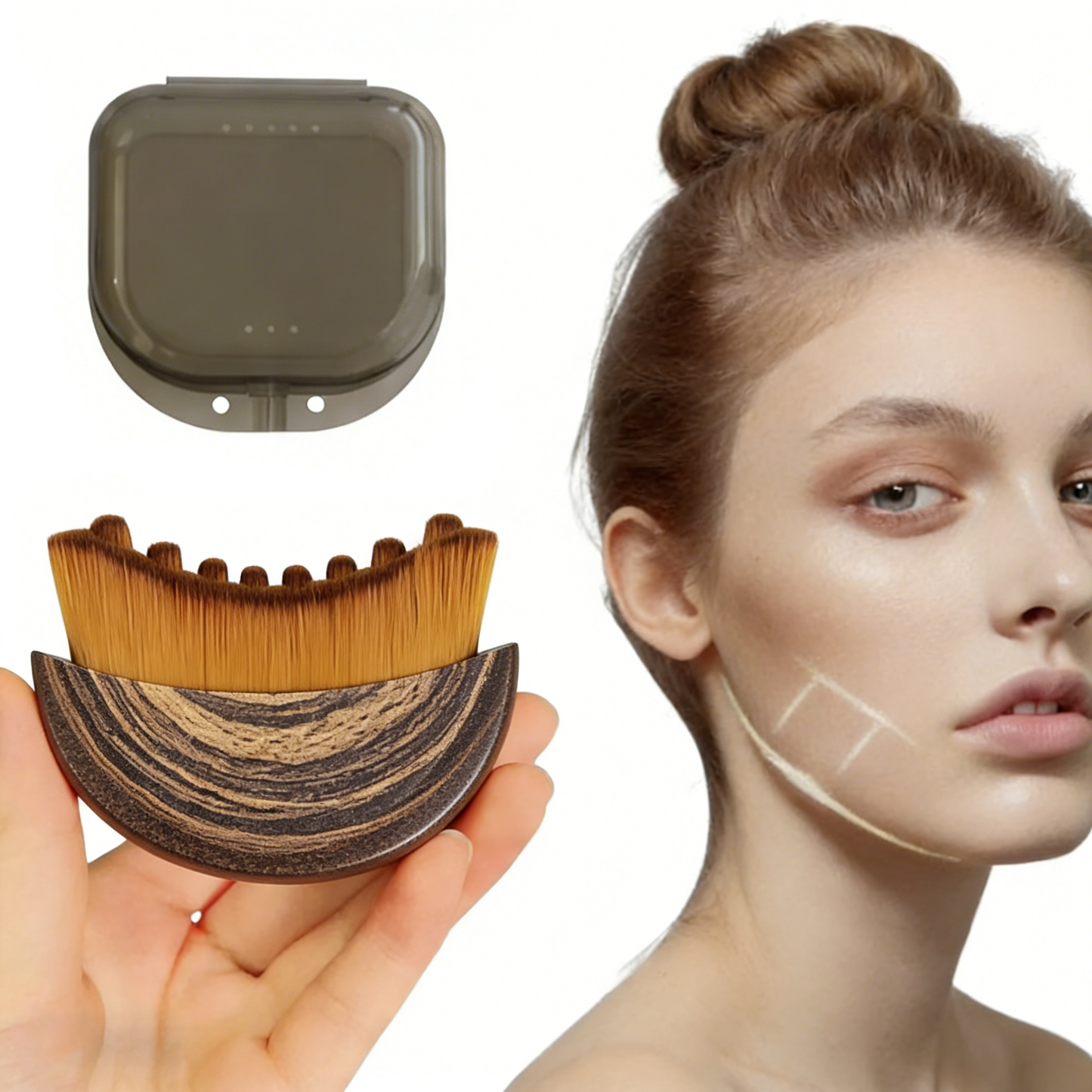 Final 3 hours 35% off:🔥Facial Brush Massage Eye and Neck Care Brush🔥