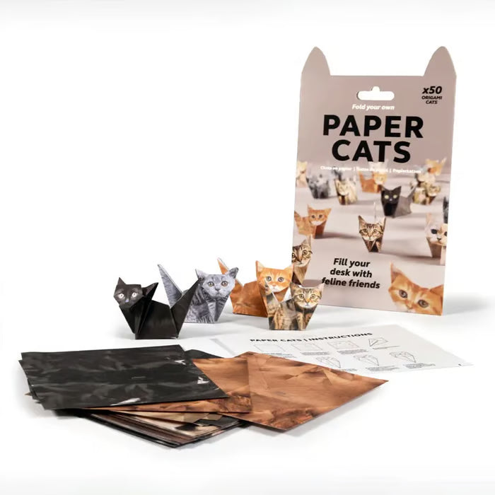 😻✨Easy DIY Paper Cats Kit | Guided Lines & Instructions Included -Perfect Home Decor Gift🎁