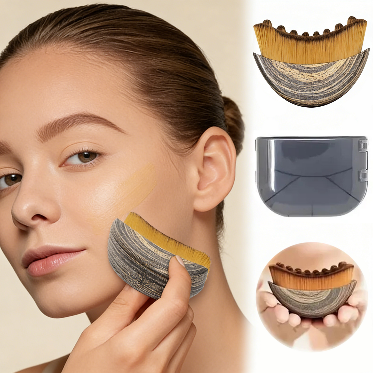 Final 3 hours 35% off:🔥Facial Brush Massage Eye and Neck Care Brush🔥